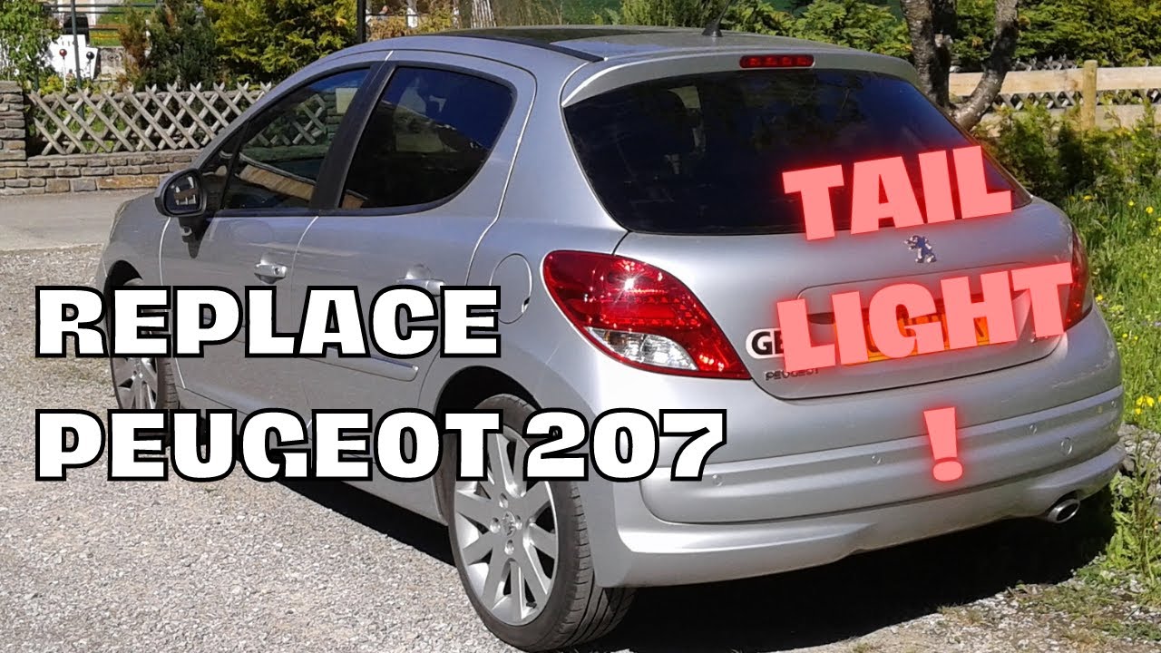 How to Replace Peugeot 207 Rear Side Lights