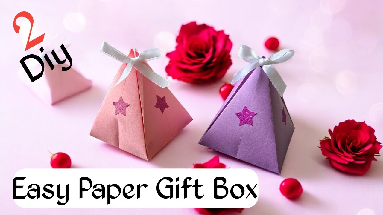 How to Make a Paper Gift Box | Simple DIY Gift Box |