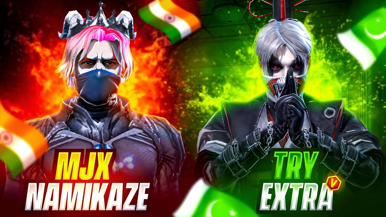 India (🇮🇳) Vs Pakistan (🇵🇰) 🔥 1v1 Battle - NAMIKAZE FFx @BlackShoutGaming @yotokillersgaming8937 