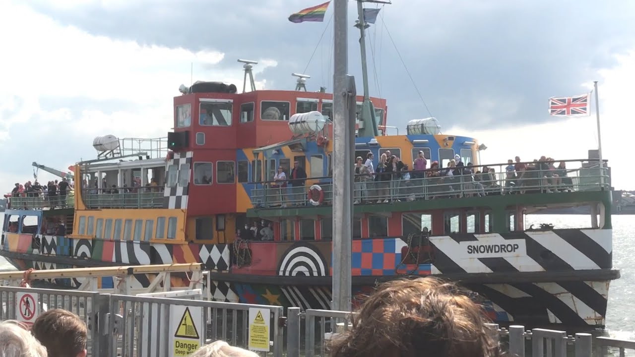 I take a Ferry Cross the Mersey onboard the Mersey Ferry MV Snowdrop ‘The Dazzle Ferry’