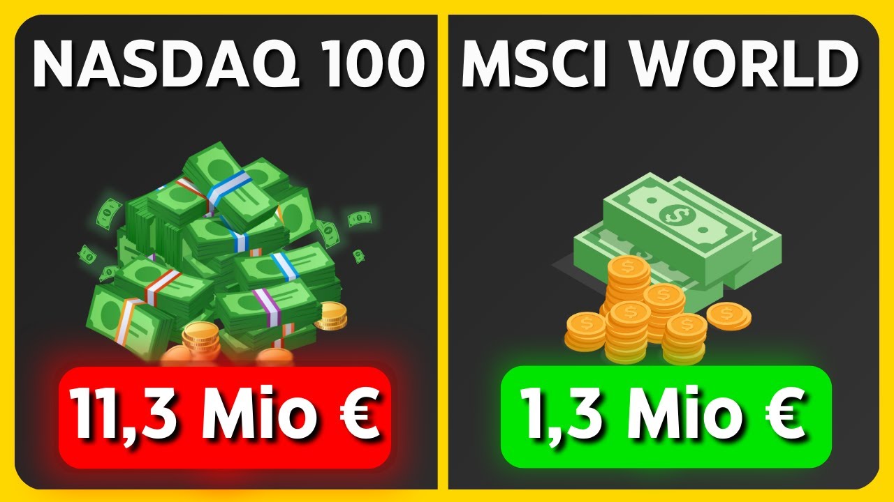 Besser als der MSCI World? Der Vergleich mit Nasdaq-100!