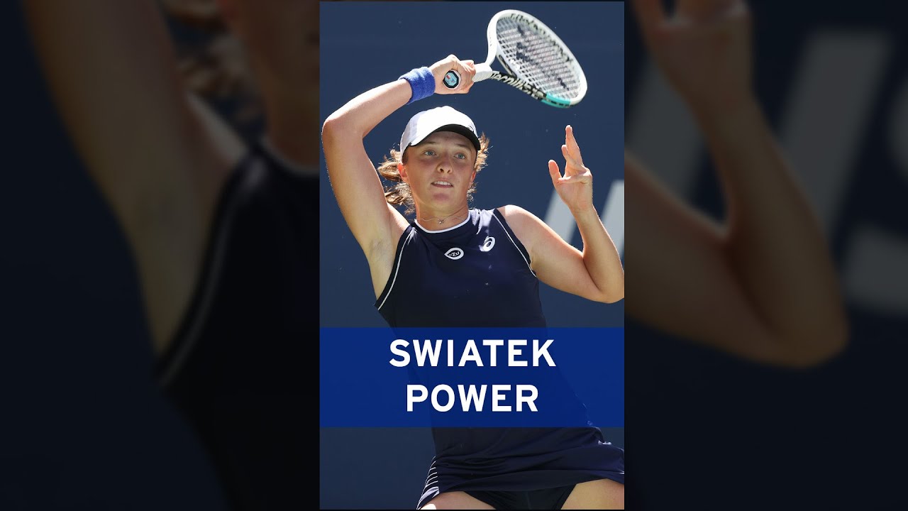 Iga Swiatek's POWERFUL winner! 💪