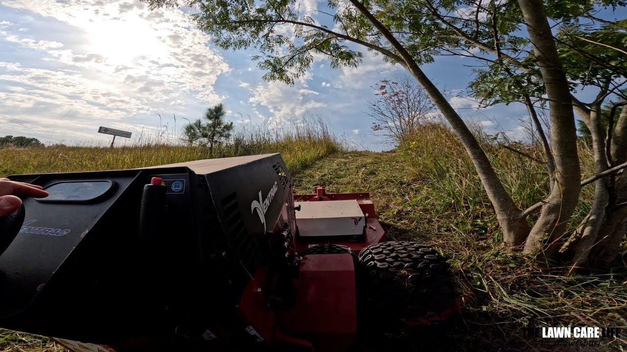 This STEEP Slope is a WALK in the PARK for VENTRAC Mower!  NO, Your Zero Turn CAN'T Mow This Safely!