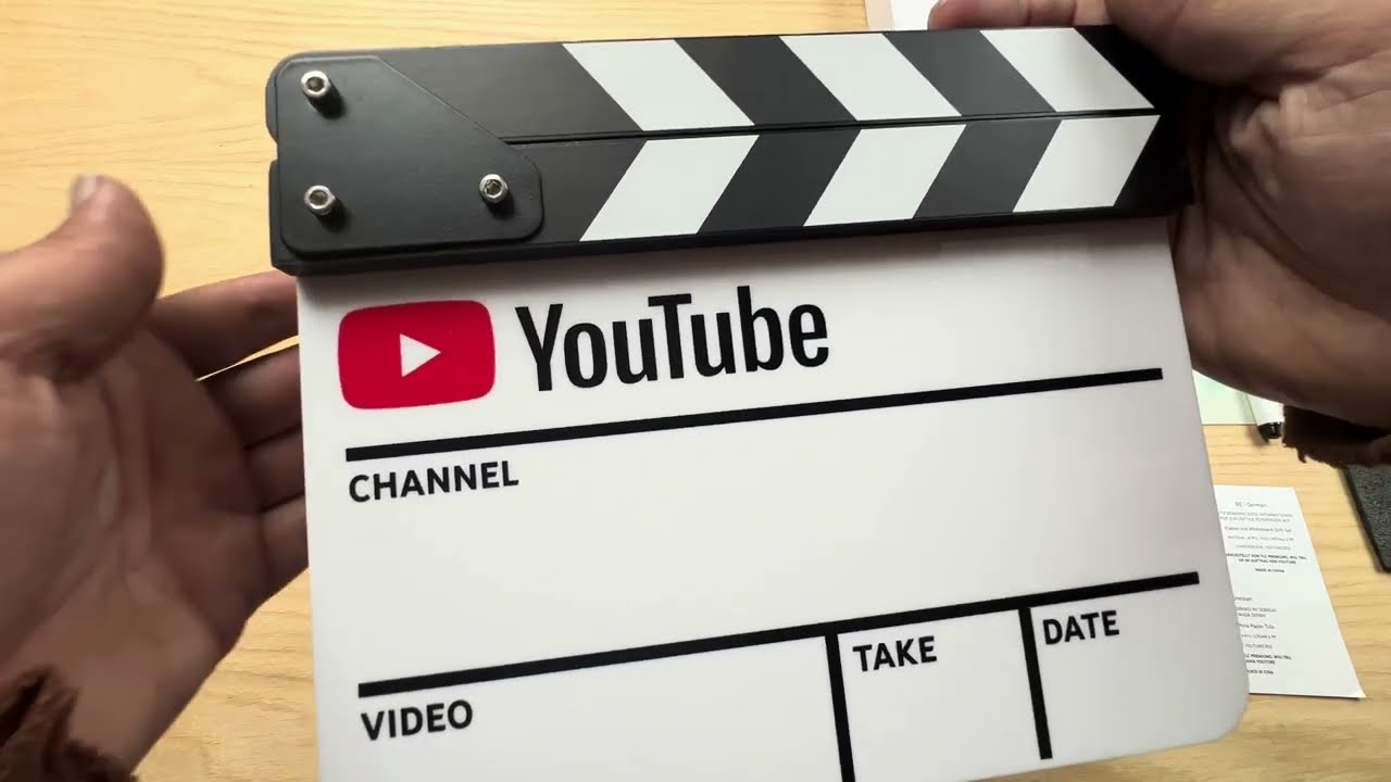 YouTube Clapperboard Unboxing Limited Edition