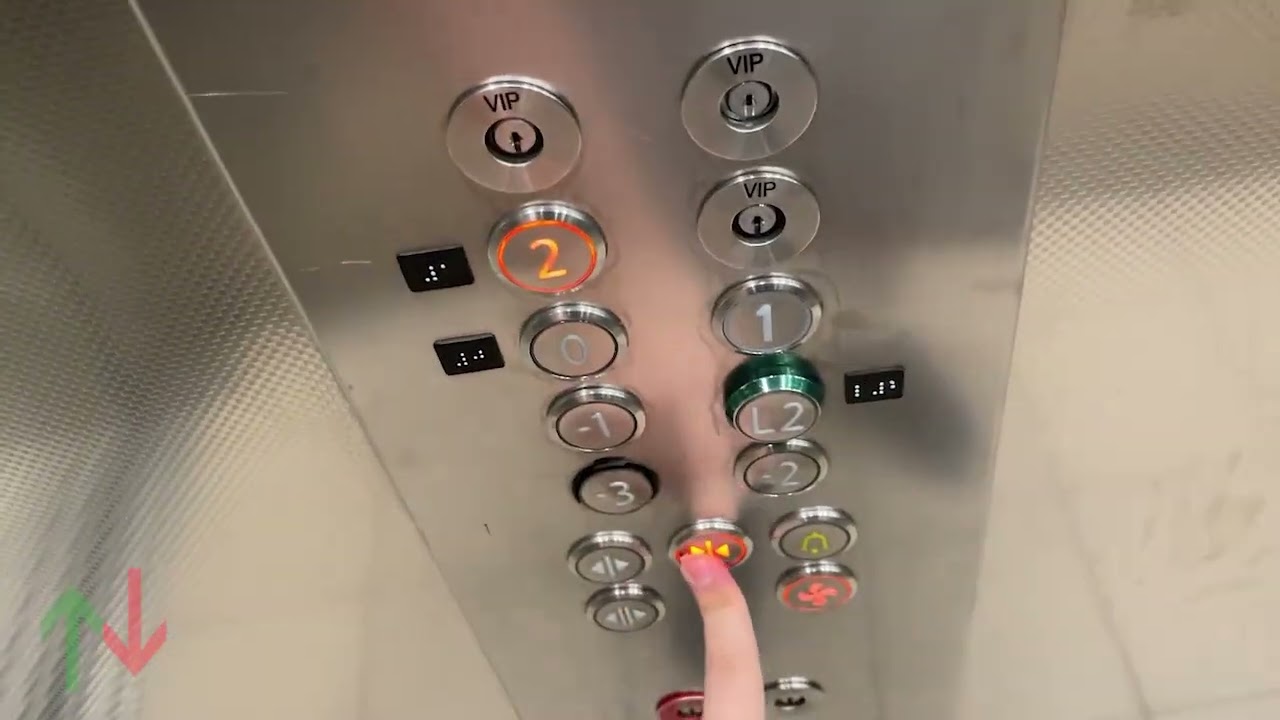 [R1] 2014 KONE MonoSpace MRL traction elevator @ Green Kfar Saba Mall, Kfar Saba, Israel.