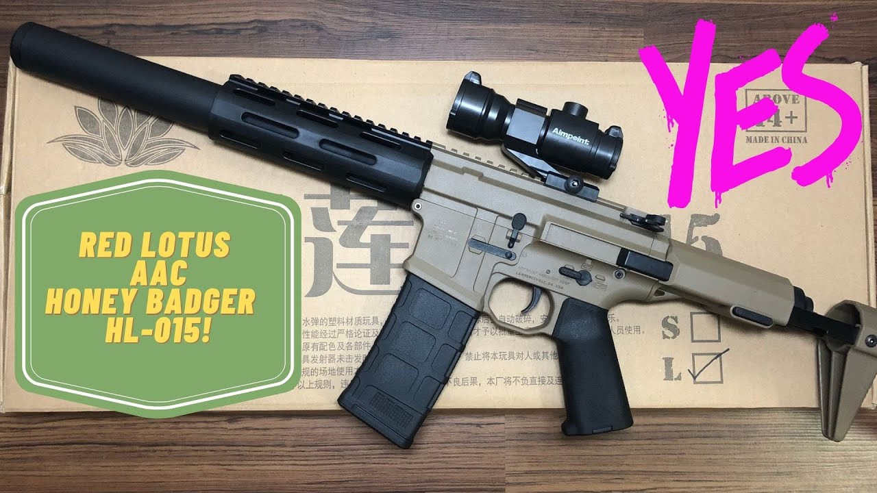 HONEY BADGER  HL-015 LONG GEL BLASTER! UNBOXING ASMR!
