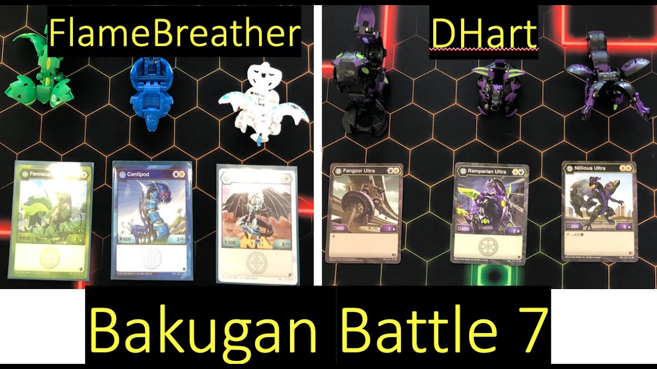 Bakugan TCG Mono Darkus - FlameBreather v. DHart