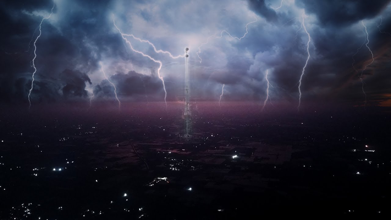 Kamoke City Railway Tower Collapse: Severe Thunderstorm and Heavy Rain Damage