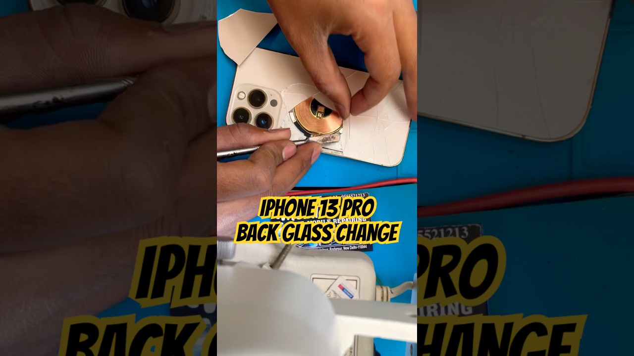 Iphone 13 pro back glass change | Mobile guru 