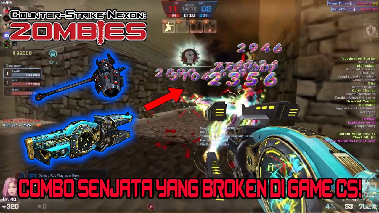 [CSN:S] QUANTUM HORIZON + DEMOLITION HAMMER = BROKEN - Zombie Z Italy - Counter Strike Nexon Studio