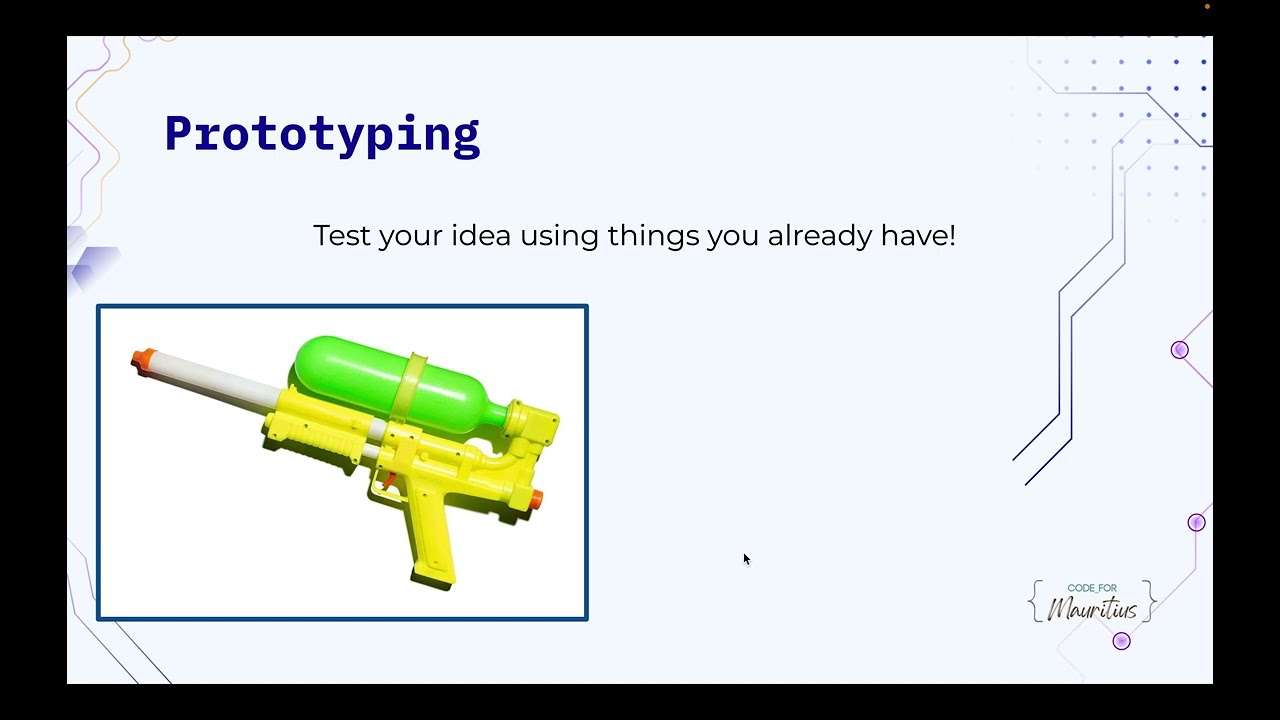 Prototype and Test steps of Design Thinking - Young Makers Design for Impact Challenge