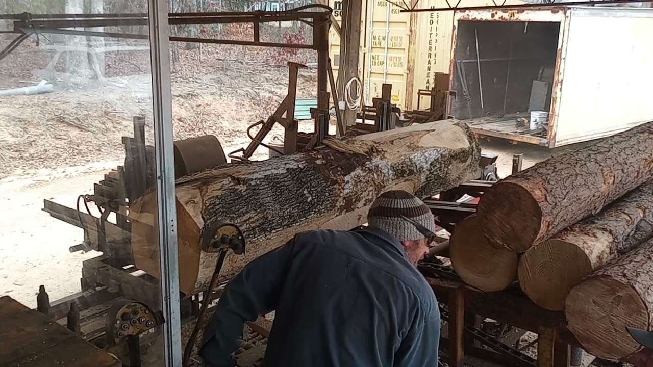 sawing a monster ash into 8/4