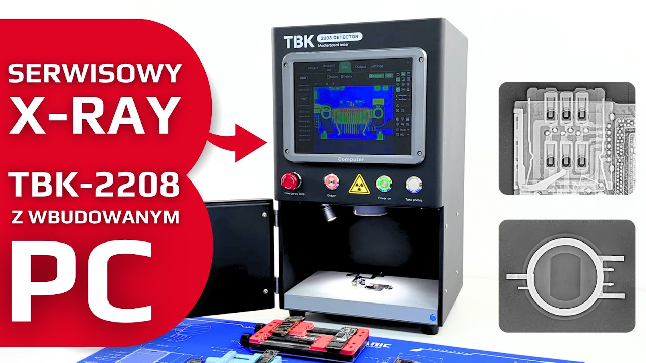 🆕 X-RAY TBK-2208 - wykonaj zdjęcie RENTGENOWSKIE płytki PCB w swoim serwisie GSM❗️ #reball #tbk