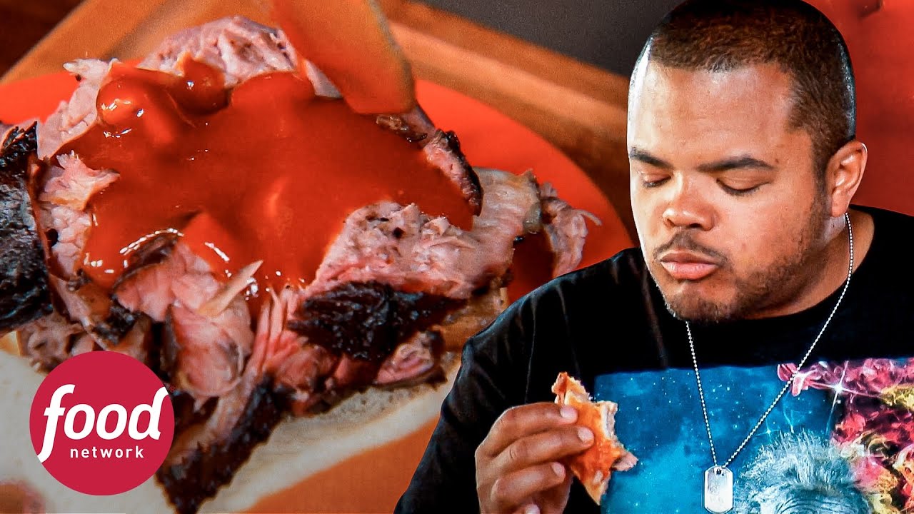 Sándwiches de cerdo asado con salsa de tomates | Cocinando con Fuego | Food Network Latinoamérica