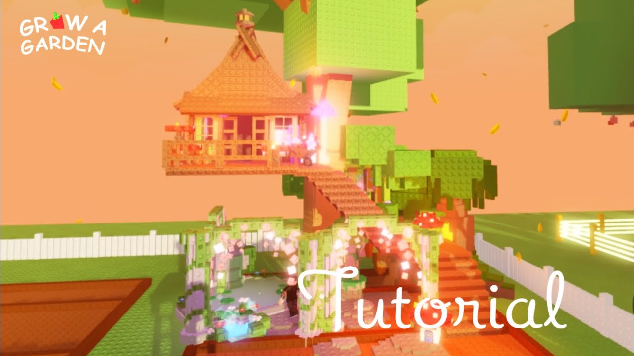 Grow A Garden Fairy Tree House Tutorial 