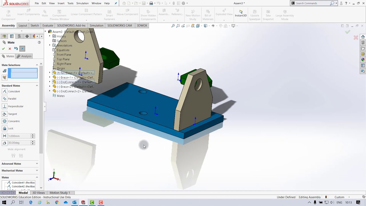 Assembly Modelling Mates