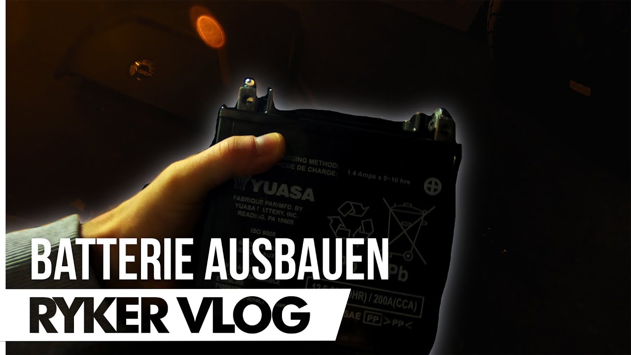 Can Am Ryker Batterie Ausbau - Let's Go! 😲