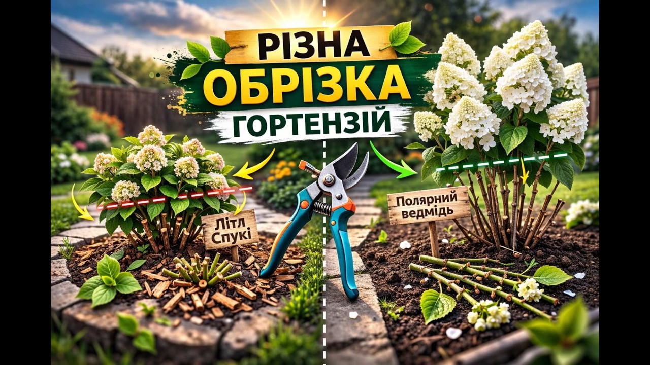 Не всі гортензії можна обрізати низько! Помилка, яку роблять садівники