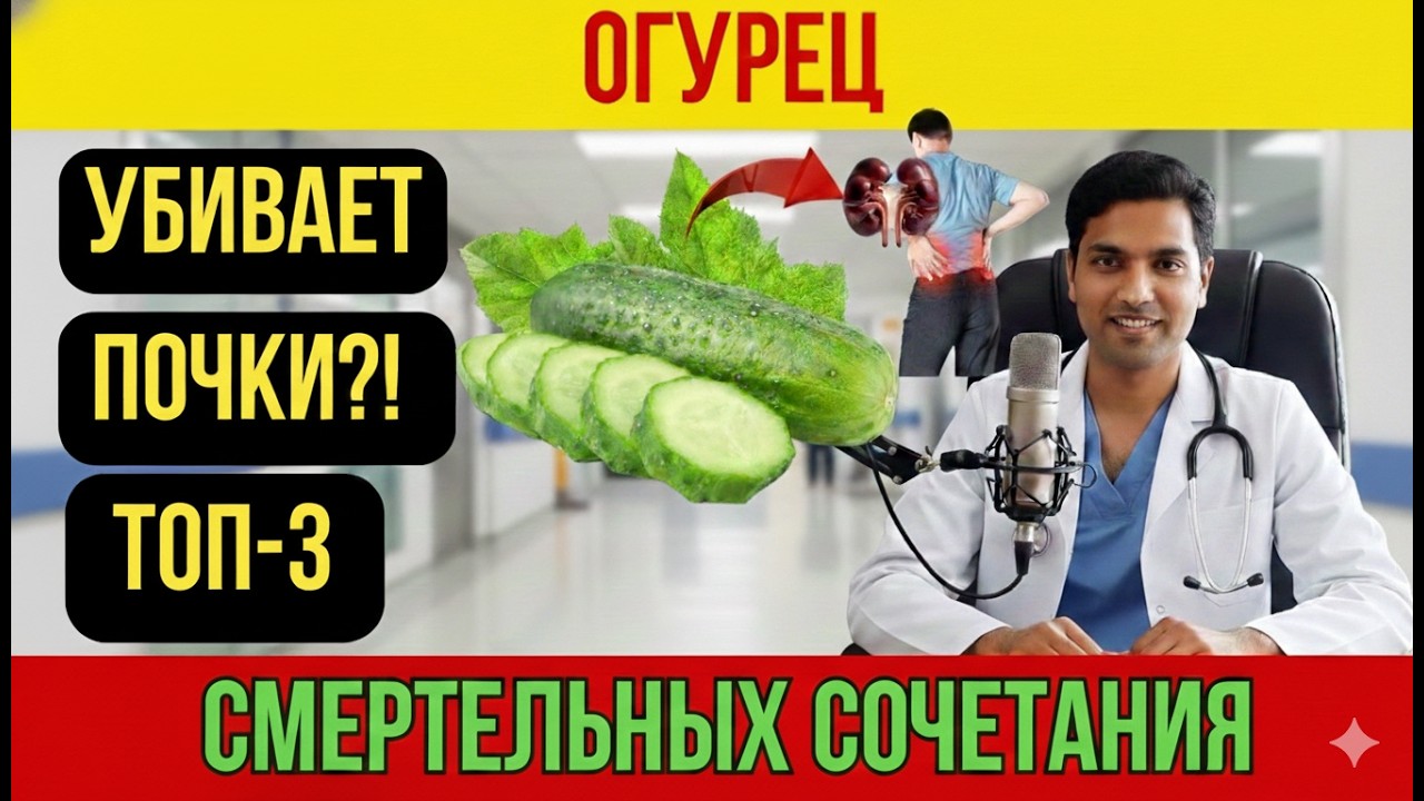 Огурец: с «этим» он становится ядом для почек! ТОП-3 самых опасных сочетаний, которые нельзя есть