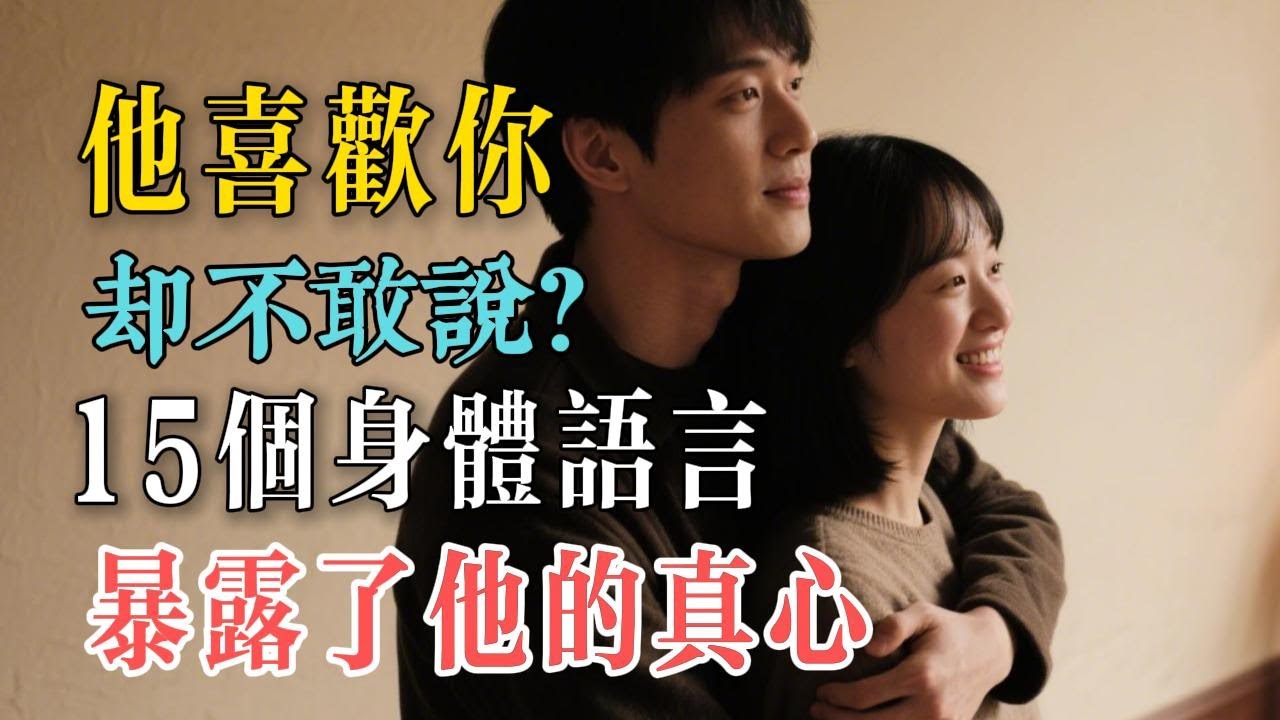 他喜歡你卻不敢說？ 15個身體語言暴露了他的真心