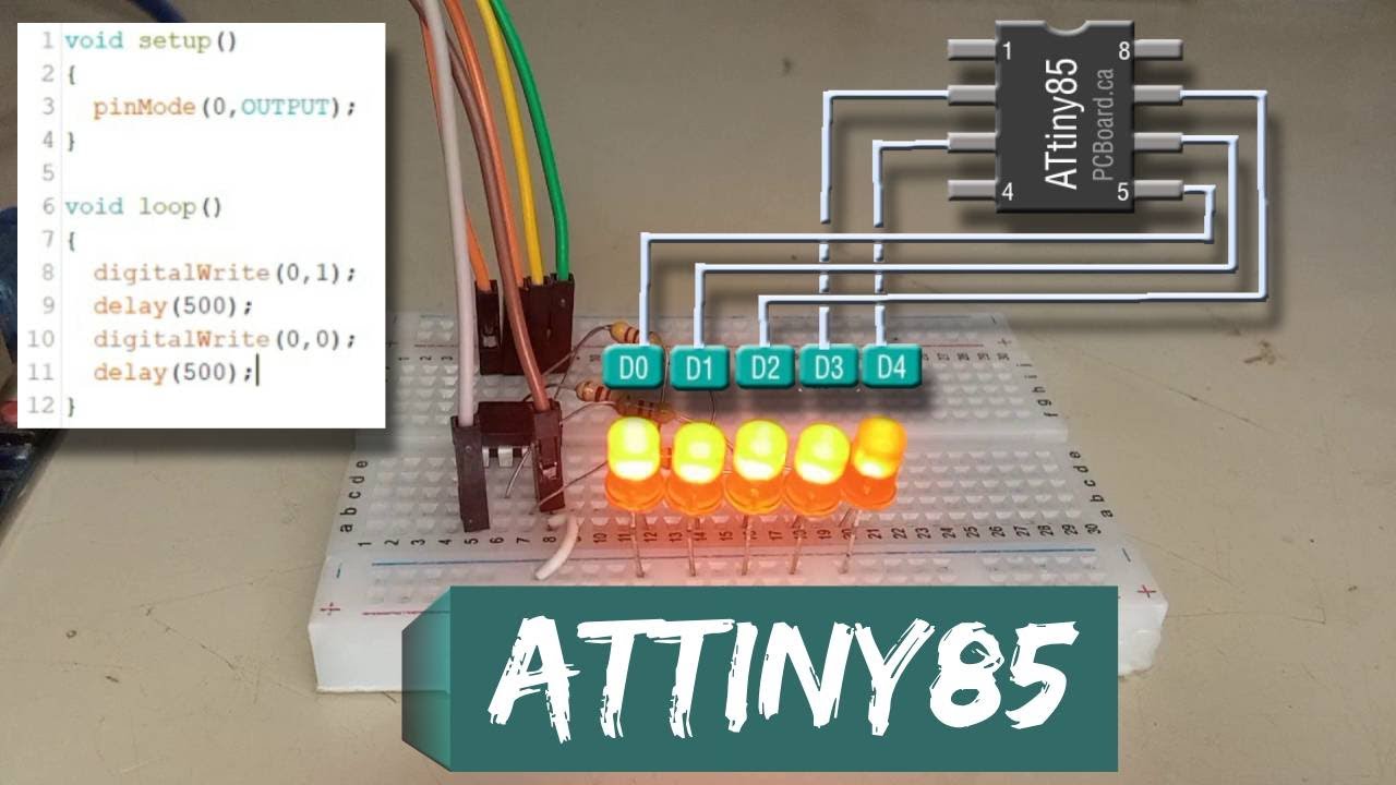 ✅The ATtiny85 | Recording and Programming | 2025