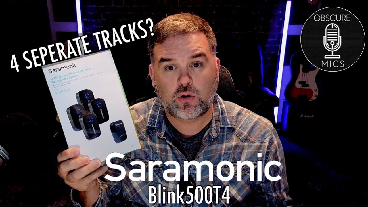A Wireless Lav System With 4 Track Recording?  The Saramonic Blink500T4 Wireless Microphone Set