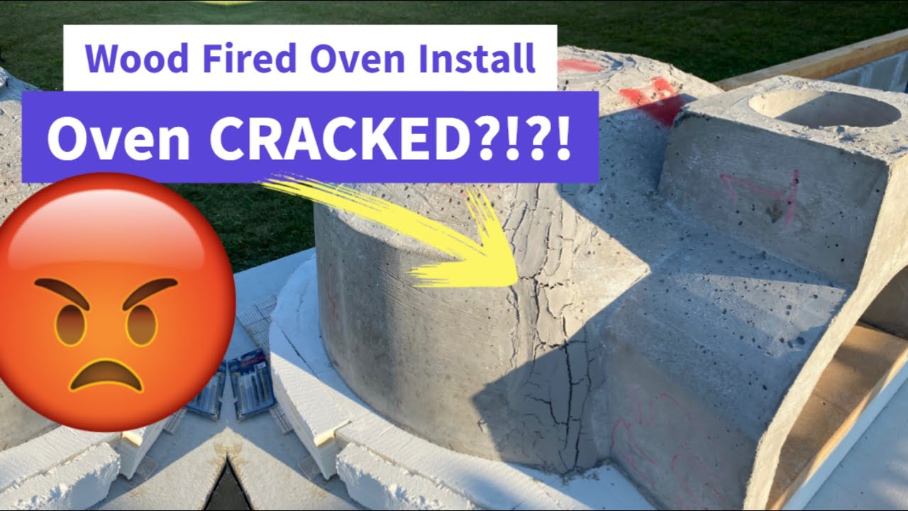 Wood Fired Oven Cracked?! | Installing the Forno Bravo Premio Wood Fired Pizza Oven #woodfiredoven