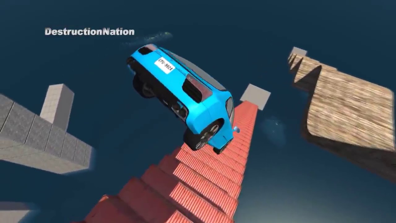 DestructionNation! High Speed Jumps_Crashes #49 - BeamNG Drive Crash Testing