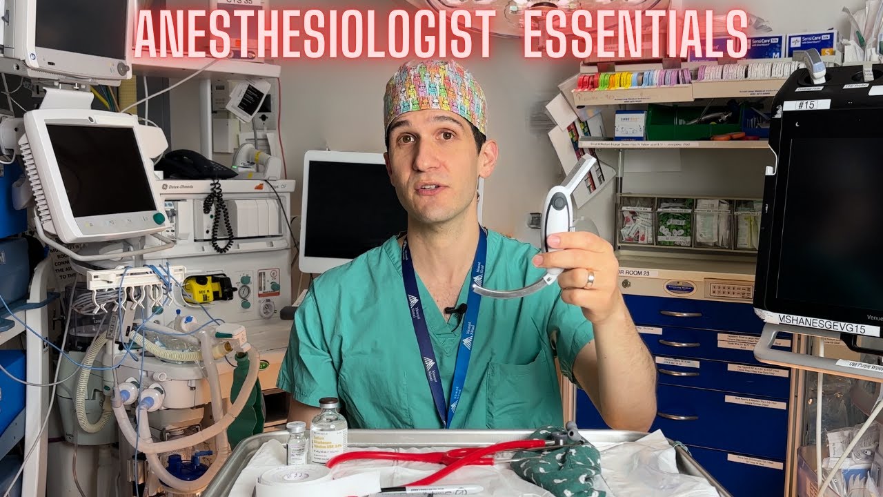 10 Things a Pediatric Anesthesiologist Can’t Live Without (at Work)