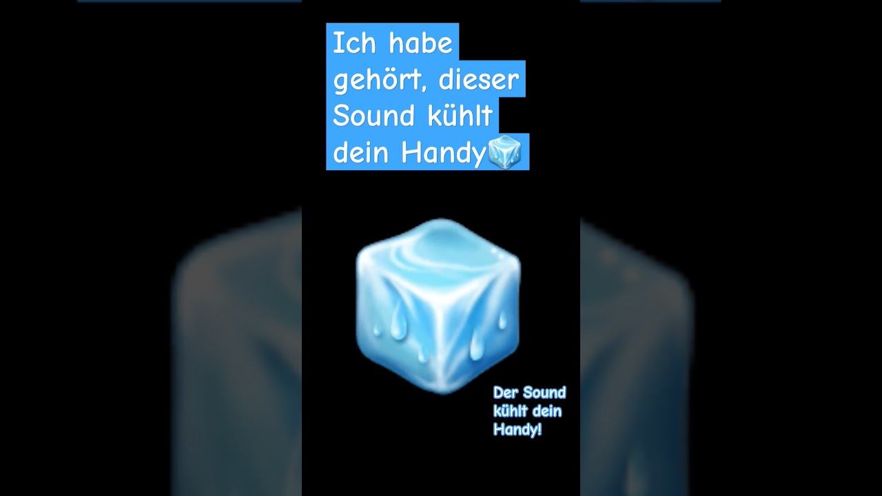Dieser Sound k&uuml;hlt dein Handy🧊! #k&uuml;hlen #kalt #Handy #oldtrend #toolate