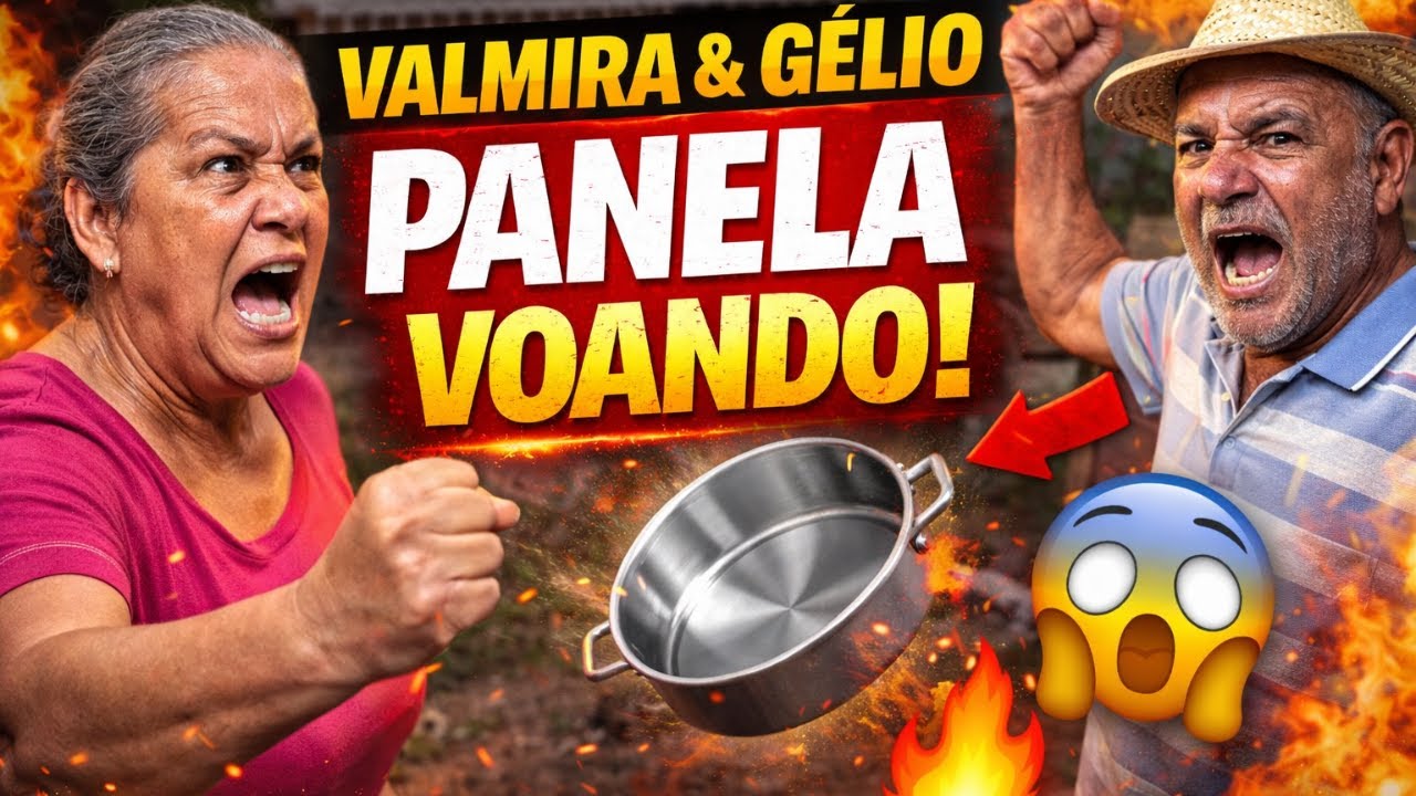 VALMIRA E GÉLIO: O SÍTIO VIROU UM CAOS! PANELA VOANDO PRA TODO LADO 😳O SÍTIO NUNCA FOI TÃO ANIMADO!