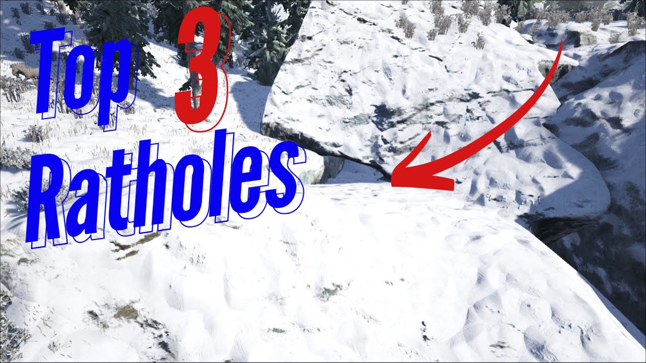 Top 3 Ratholes on Genesis 1 | Ark Survival Evolved Unraidable And Broken Base Spots