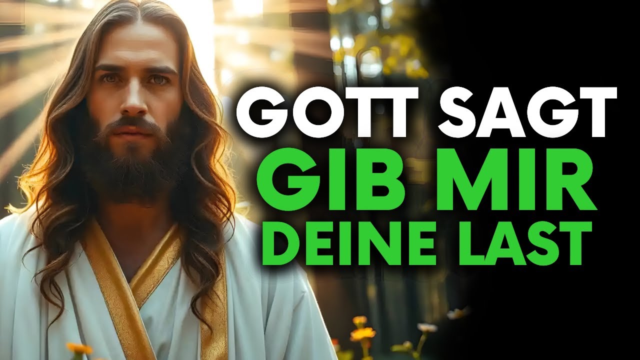 Heute sagt Gott zu dir: Hör auf, dich zu belasten – vertrau Mir deine Sorgen an.