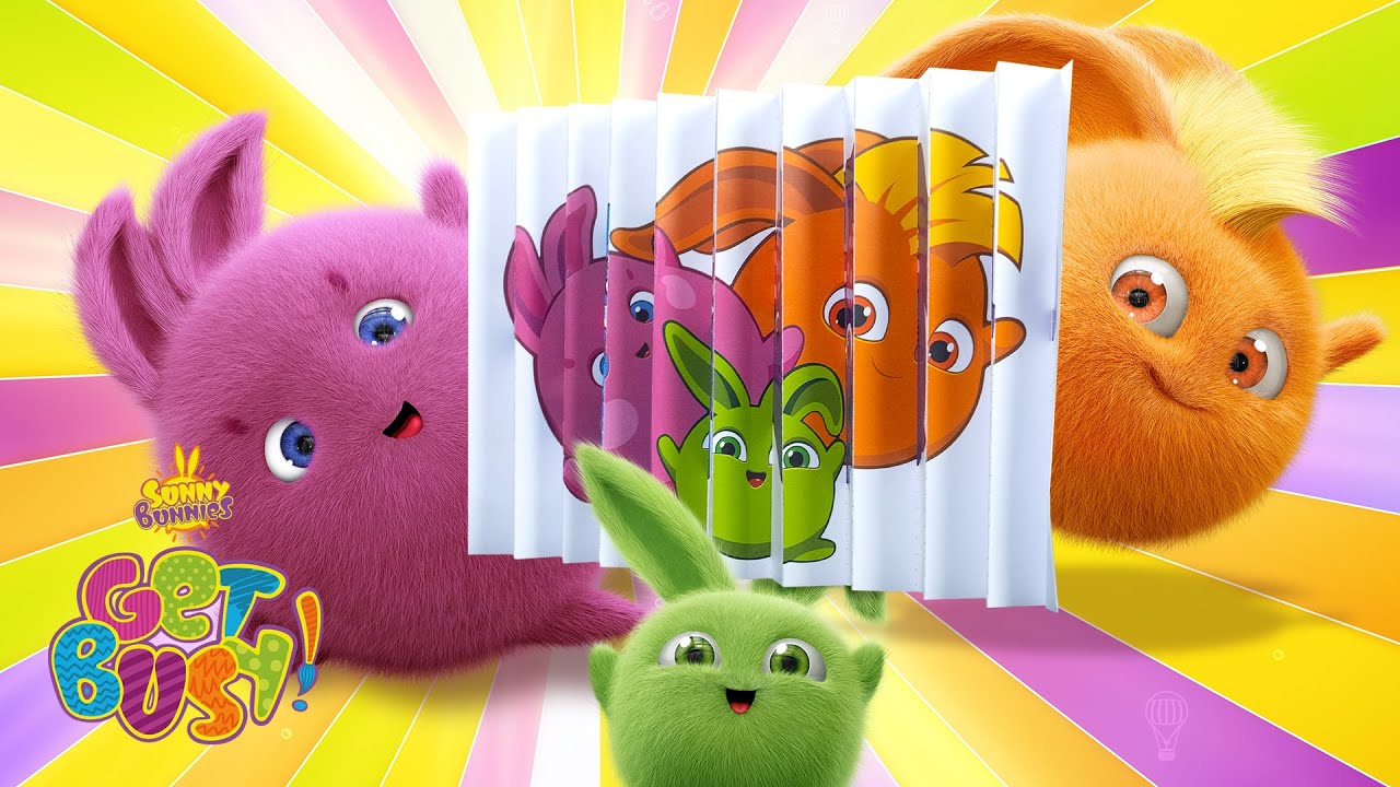 SUNNY BUNNIES - How to Make a Sunny Bunnies Agamograph | GET BUSY COMPILATION | Cartoons for Kids