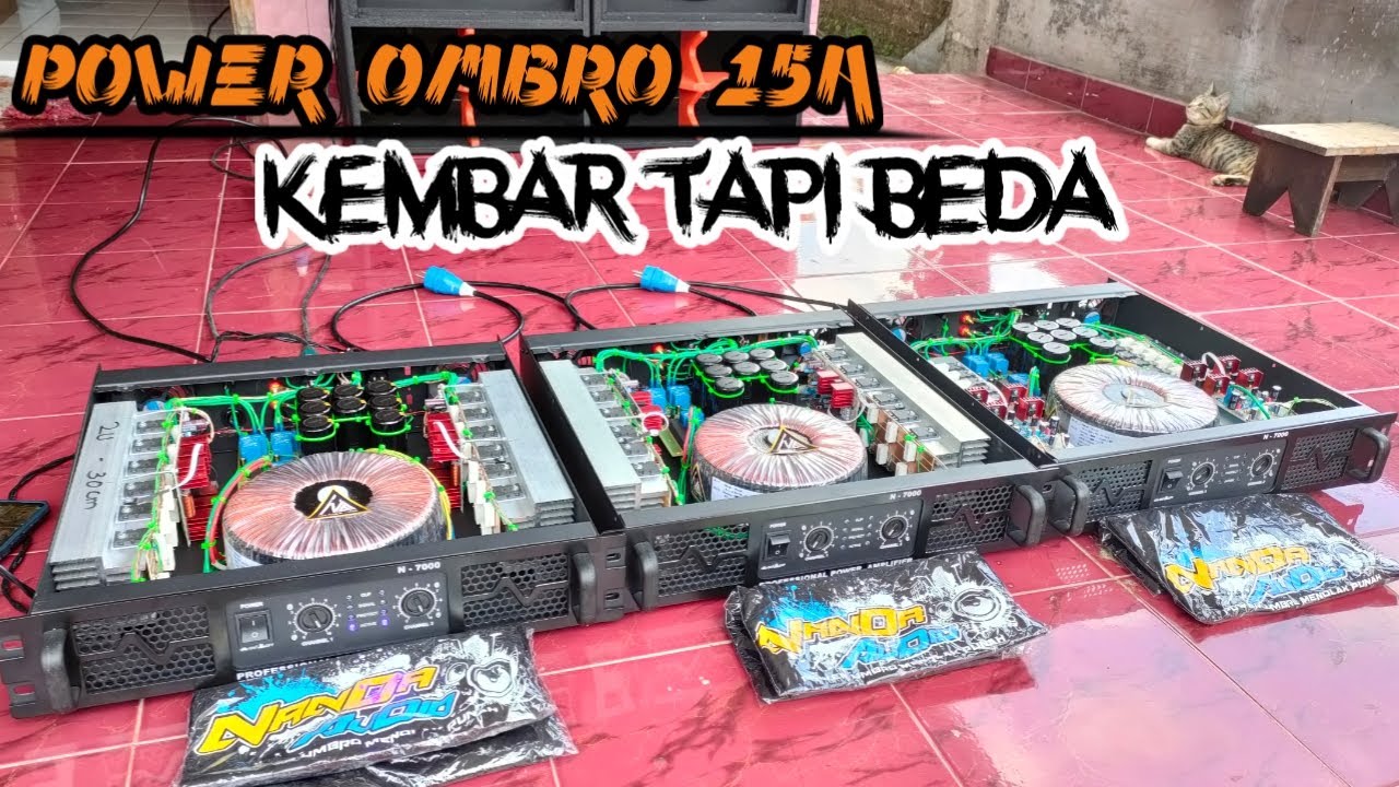 TES dan riview power ombro 15Amper || Pokok wani perih .!!!
