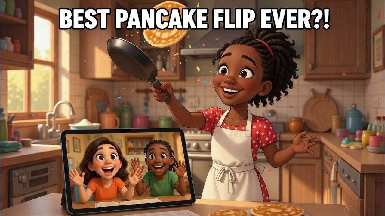 Pancake Day Fun! | Shrove Tuesday Special | Ada bakes with friends.