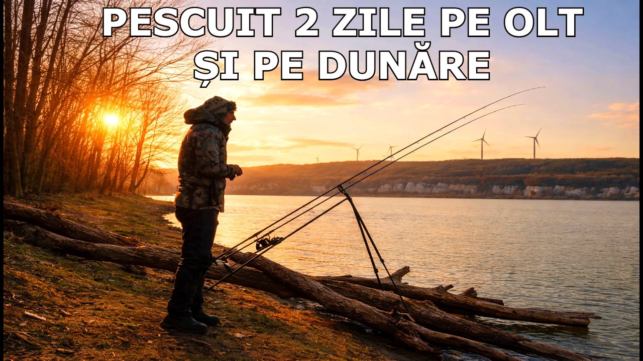 Pescuit 2 ZILE PE DUNARE 2026 - 27 Februarie si Pe Baraj PE OLT - Am dat din mâini CA NEBUNII