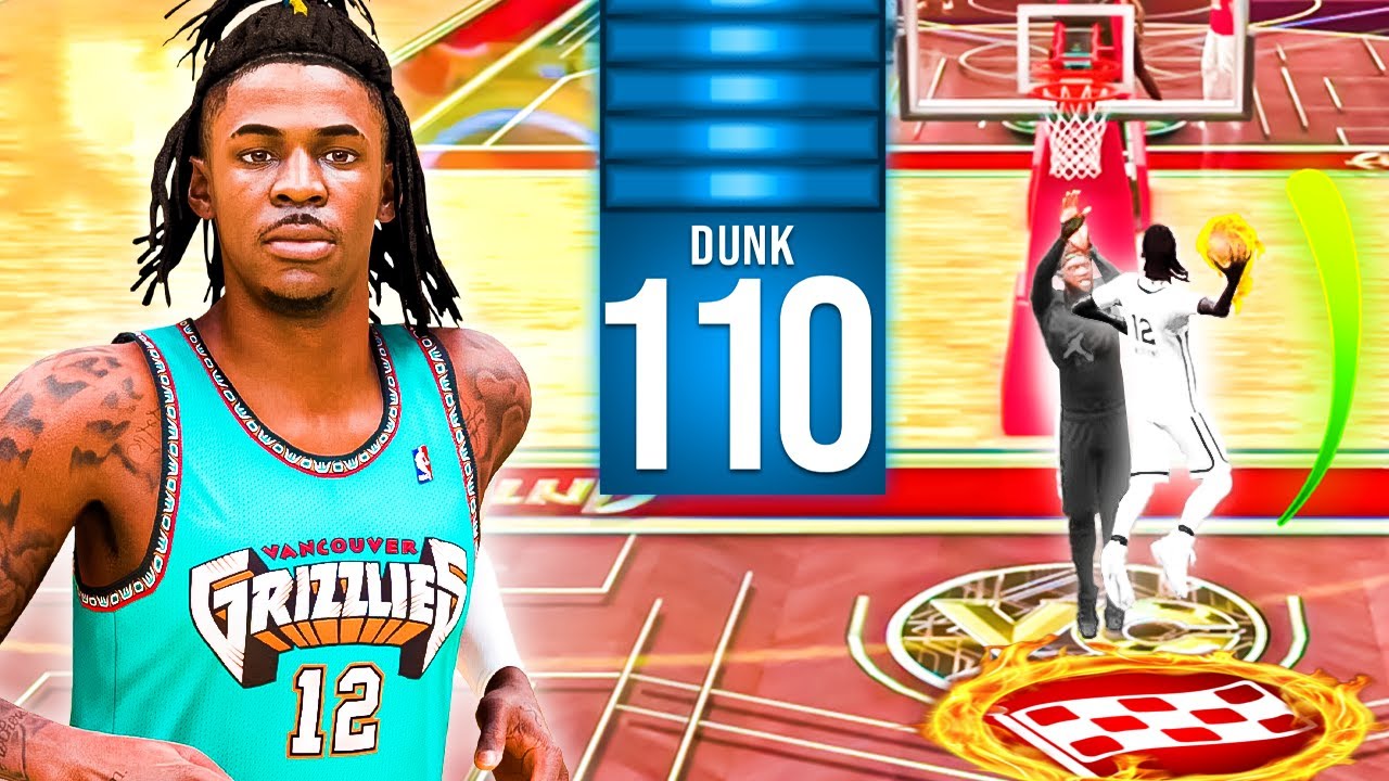 JA MORANT + 110 DRIVING DUNK is UNSTOPPABLE on NBA 2K24! BEST GUARD BUILD IN NBA 2K24!