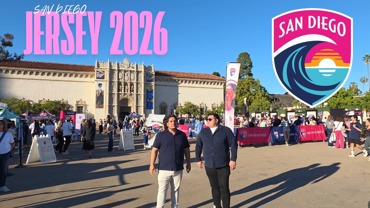 SAN DIEGO WAVE PRESENTA SU NUEVA PLAYERA I LANZAMIENTO NWSL 2026 I DESDE EL BALBOA PARK