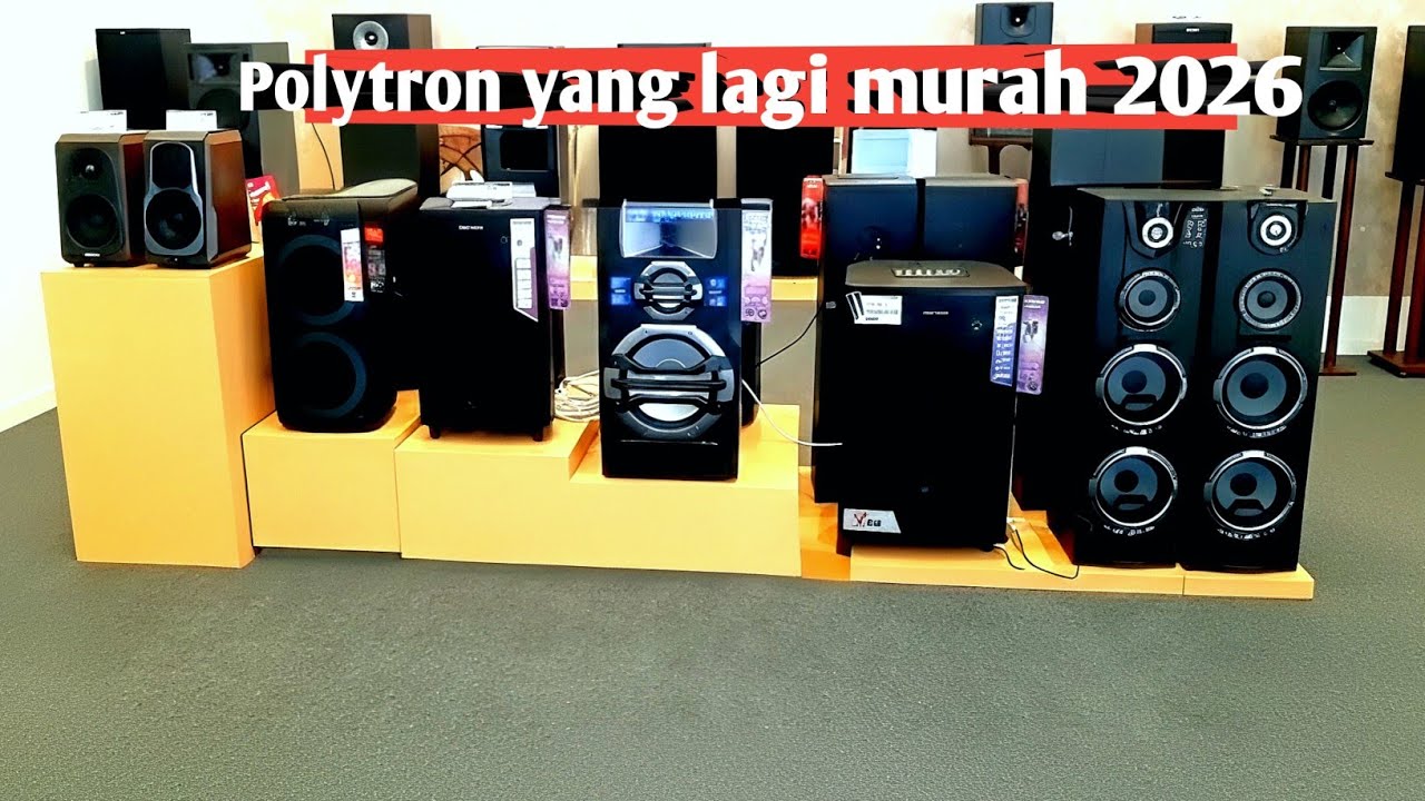 Harga speaker portable polytron murah 2026