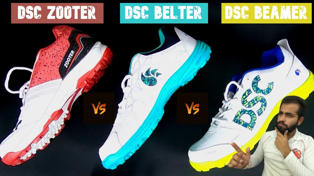 DSC Zooter vs DSC Belter vs DSC Beamer | Best cricket shoes under 1000