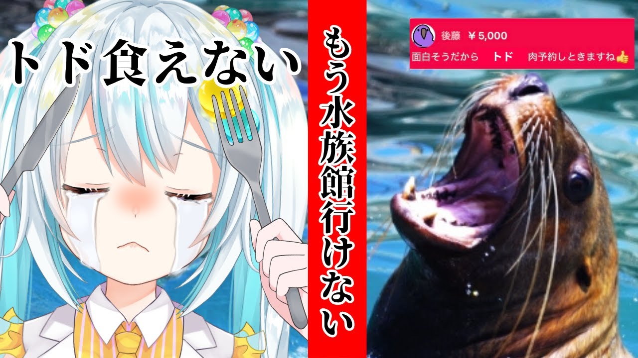 【⚠️超美麗3D/#雑談】トドを食べた後、私は水族館で笑えますか――【#飴色あめう】