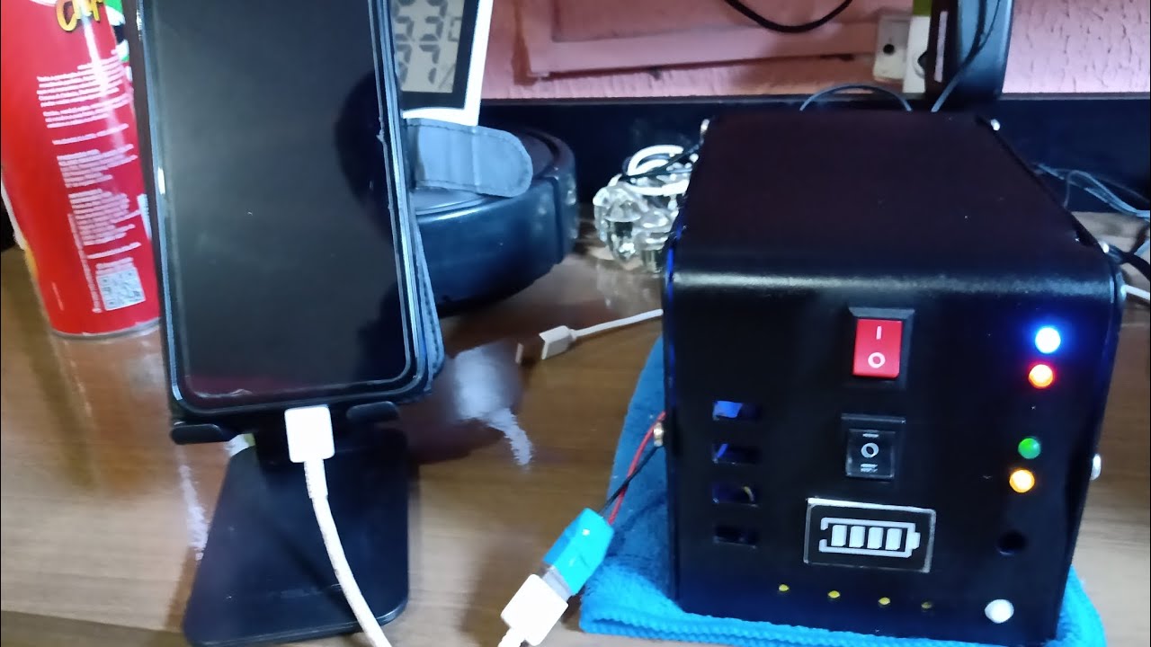 Nobreak de Roteador PowerBank com Baterias de Lítio 3S 12,60 Volts - Projeto Diy Homemade
