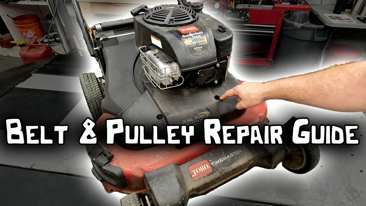 Toro TimeMaster Fix - Replace Synchronous Blade Belt, PTO Belt & Upgrade Idler Pulleys The Right Way