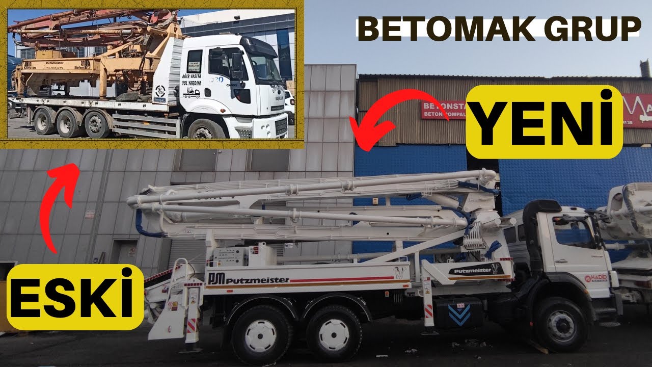 93 MODEL PUTZMEİSTER BETON POMPASININ 2023 MODELE DÖNÜŞÜMÜ / ULTRA LÜKS REVİZYON
