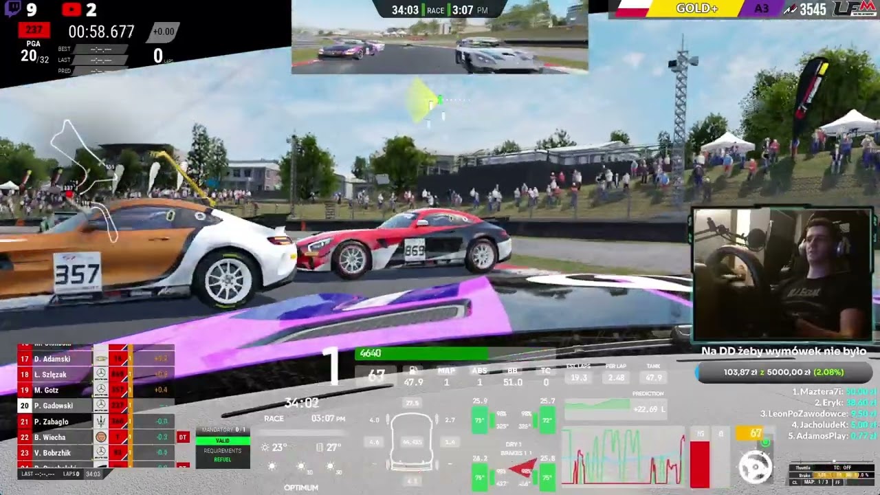 ACC W końcu jakiś dobry wyścig w GT4 dix-racing kyalami GT4 Winter Sprints 2024