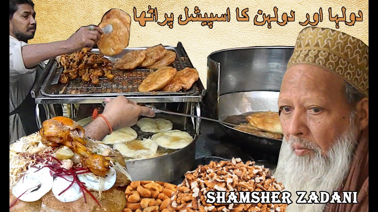 Dulhan Paratha | Loaded Bride Paratha in Street Food of Hyderabad Pakistan.