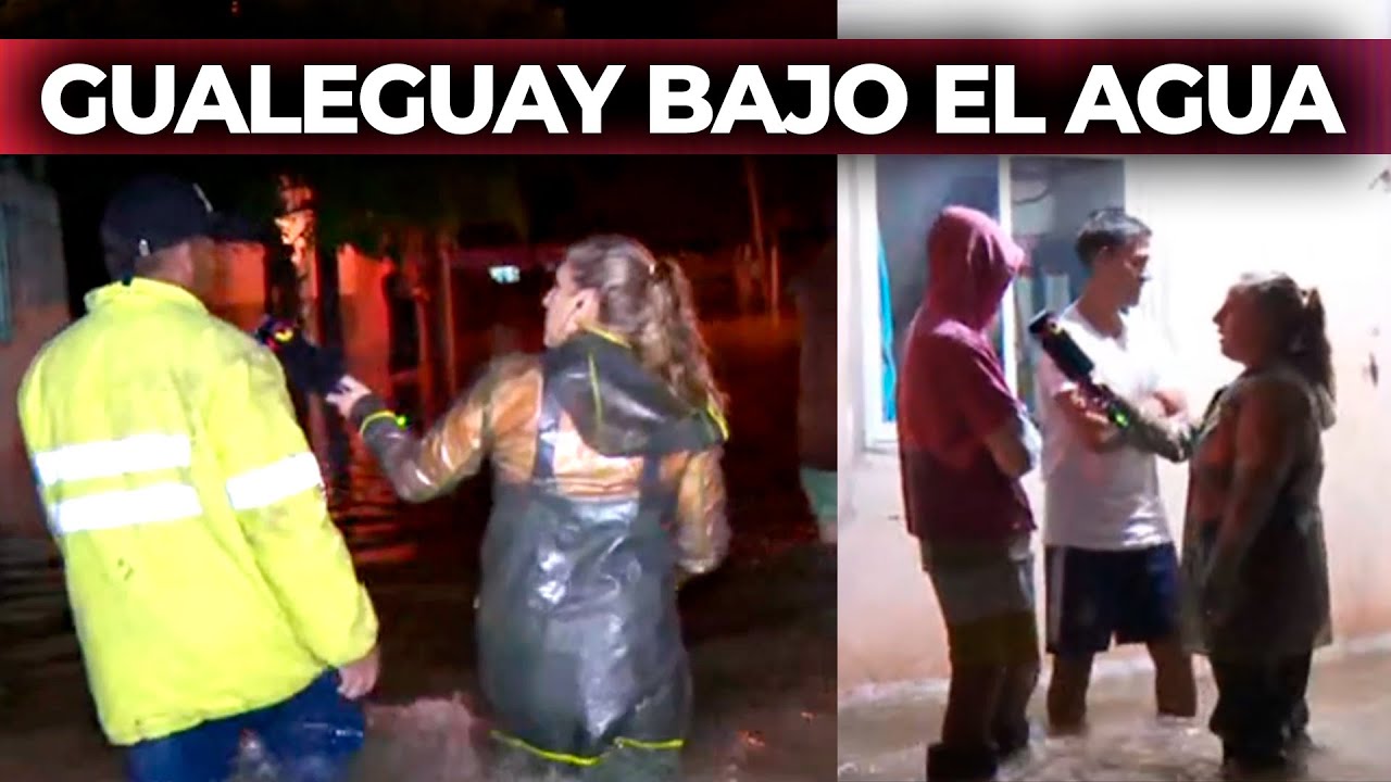 DRAMA Y ALERTA EN EL LITORAL: Gualeguay, una ciudad bajo el agua