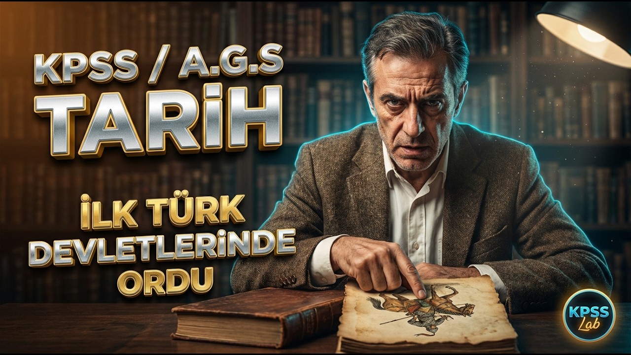 İlk T&uuml;rk Devletlerinde Ordu - KPSS Lab | KPSS / MEB - AGS Tarih 2026 | KPSS Lab #14