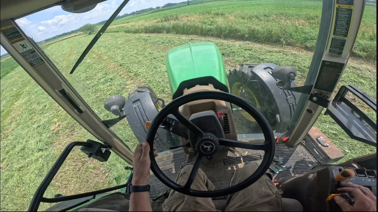 Cab View POV | John Deere 7930 | Mowing Hay